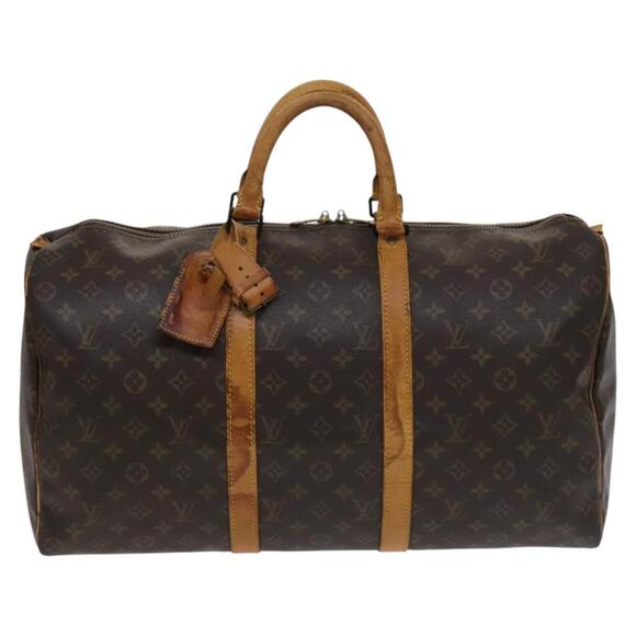 LOUIS VUITTON Monogram Keepall 50 Boston Bag M41426 - Picture 2 of 16